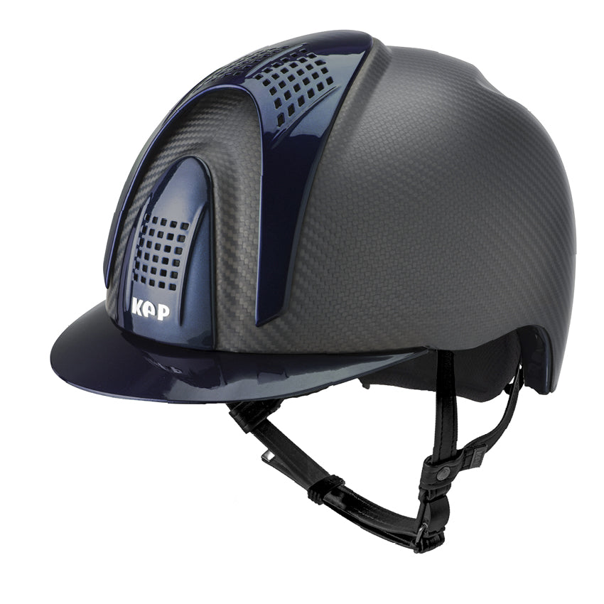 Carbon Helmet | E-Light Matt | 3 Blue Inserts