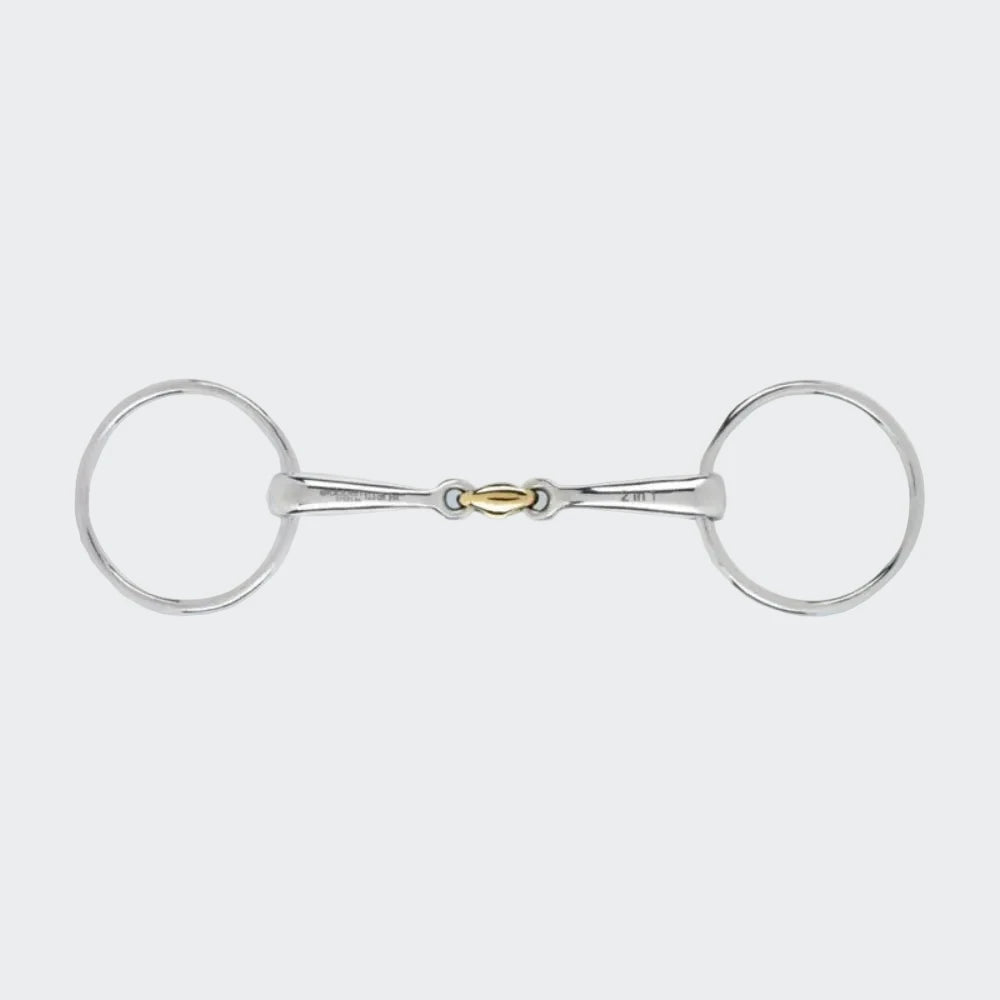 2233 2in1 Loose Ring Snaffle Double Broken