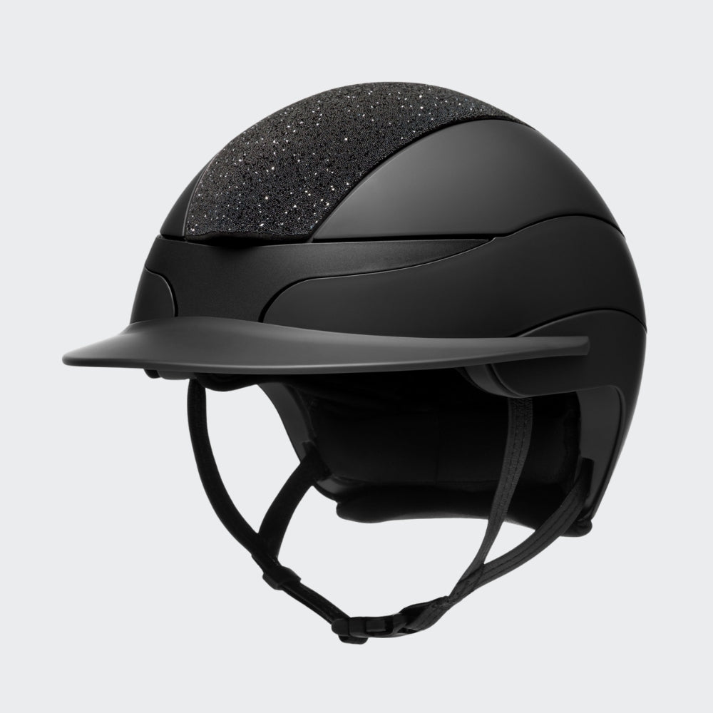 Xanto Helmet | Standard Visor | Swarovski Top | Matt Black