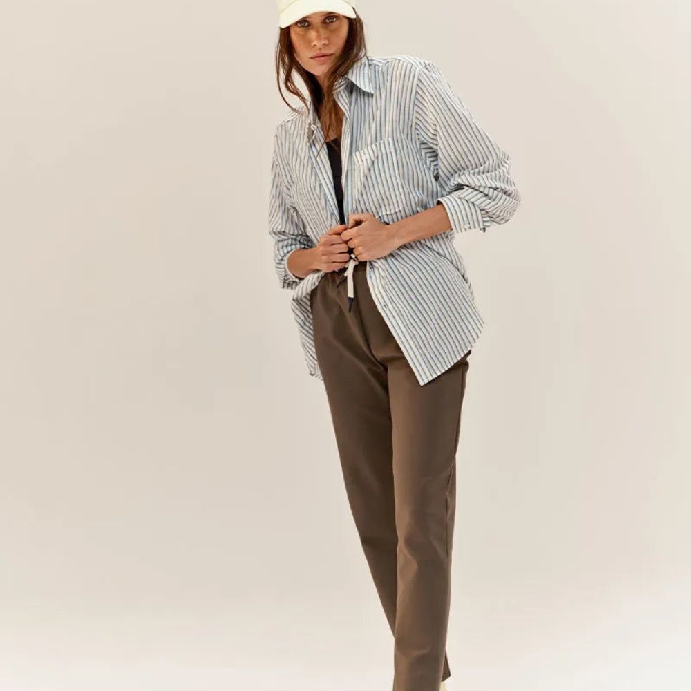 Ladies Ali Soft Technical Pants | Green Bronze