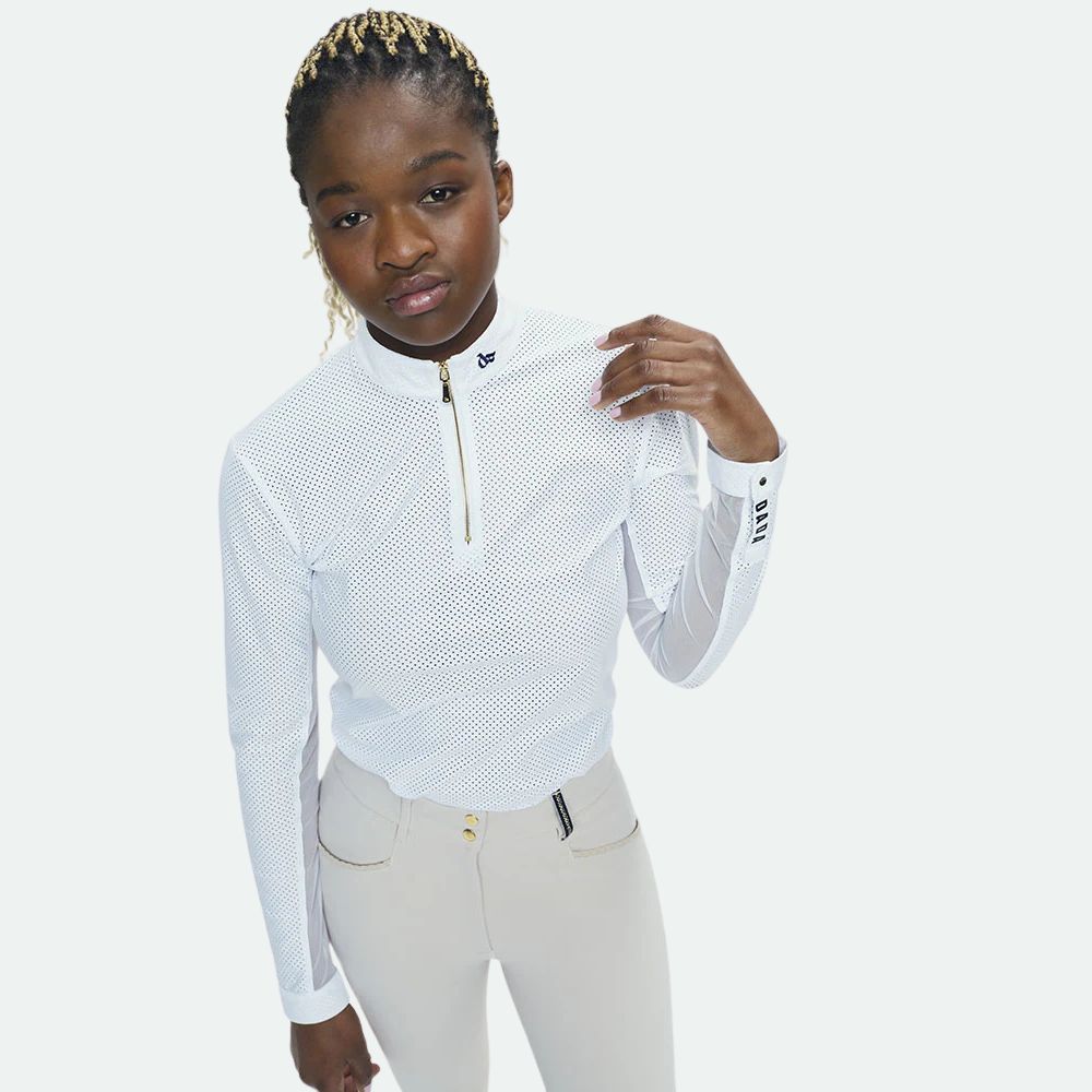Ladies Pablito Polo Shirt | Long Sleeves | White
