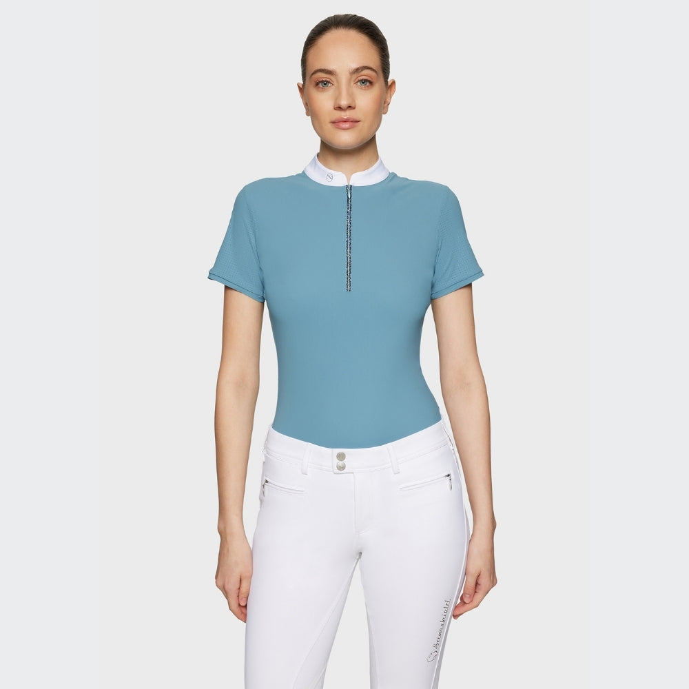 Ladies Aloise Show Shirt | Short Sleeves | Neptune