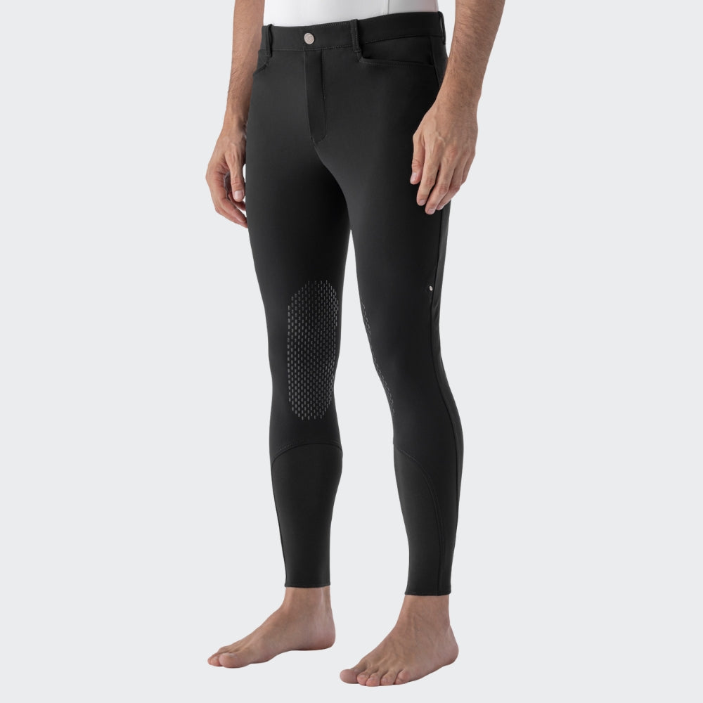 Mens Grafton B Move Breeches | Knee Grip | Black