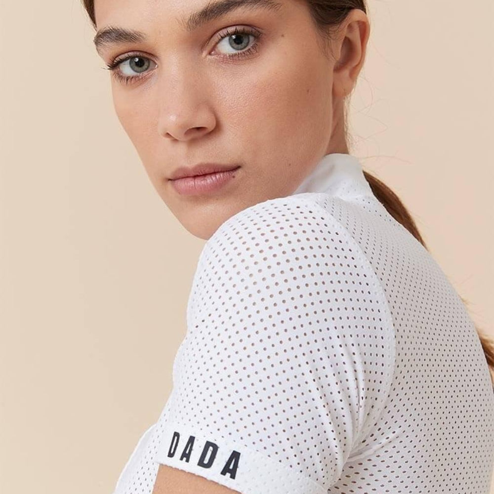 Ladies Helios Short Sleeve Competition Polo | White