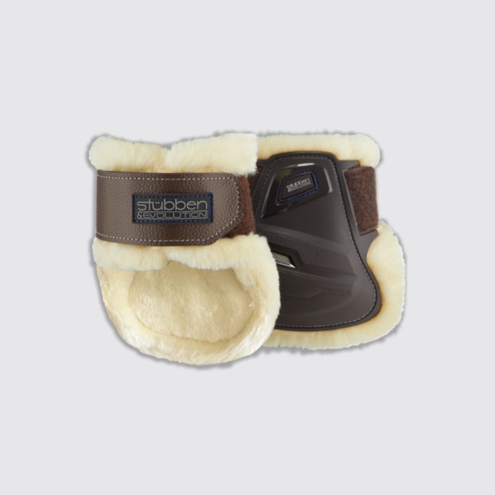 Hybrid Fleece Fetlock Boots | Brown