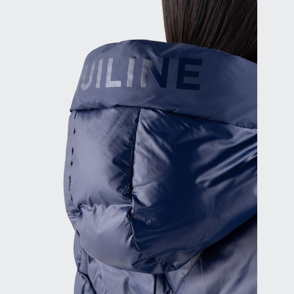 Ladies Coolbomb Glossy Padded Coat | Navy