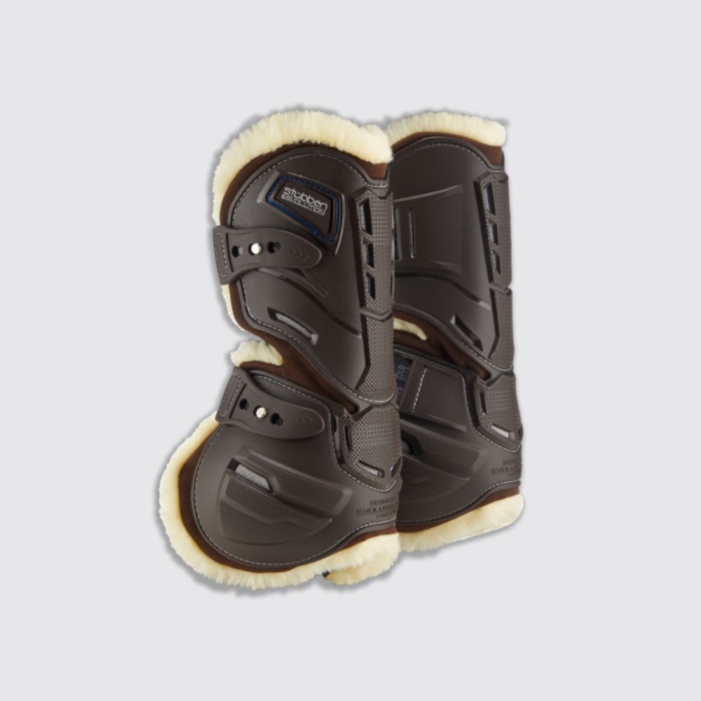 Hybrid Fleece Tendon Boots | Brown