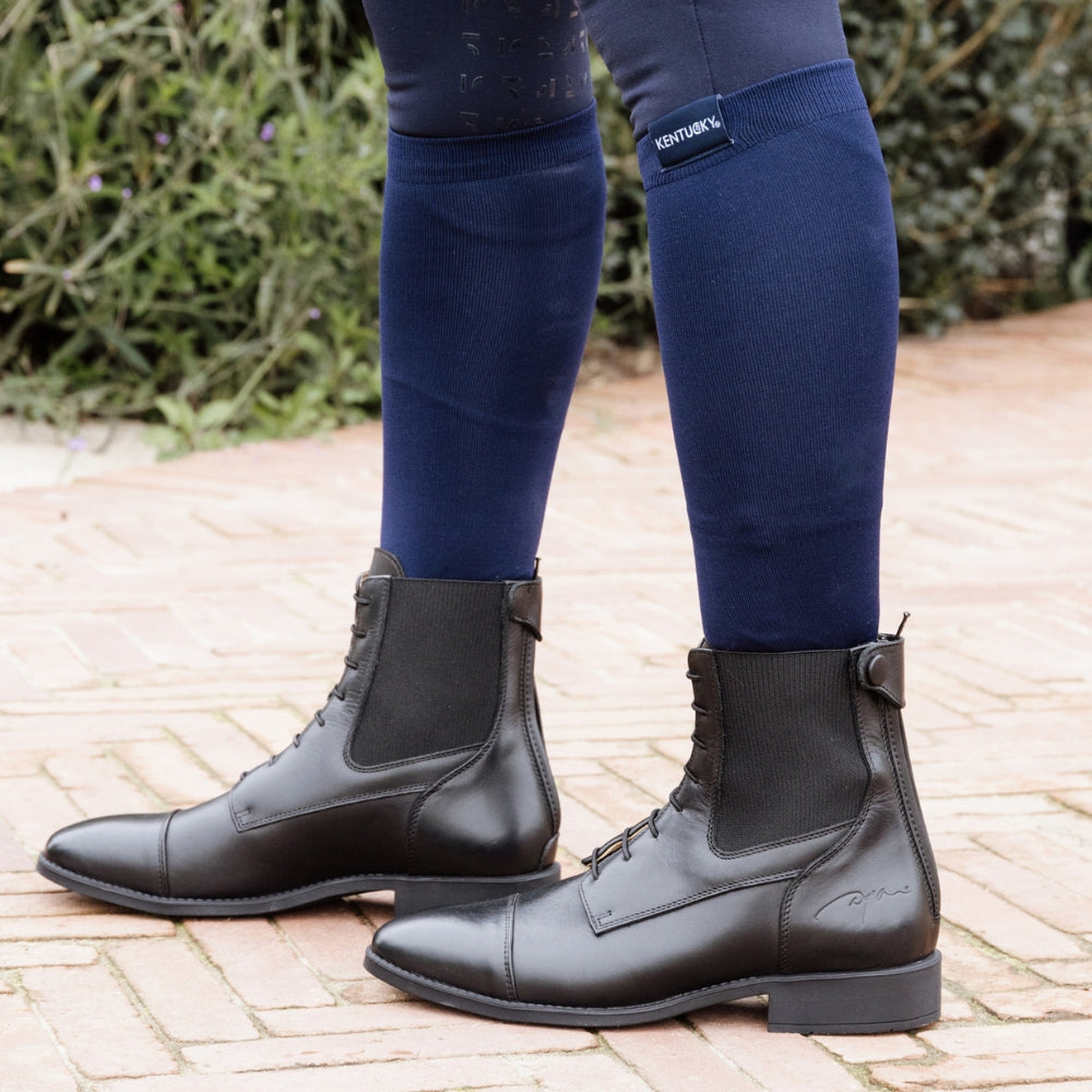 Short Boots Front Laces | Black