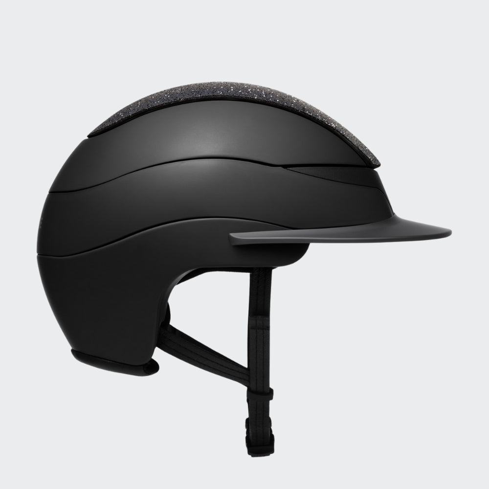 Xanto Helmet | Standard Visor | Swarovski Top | Matt Black