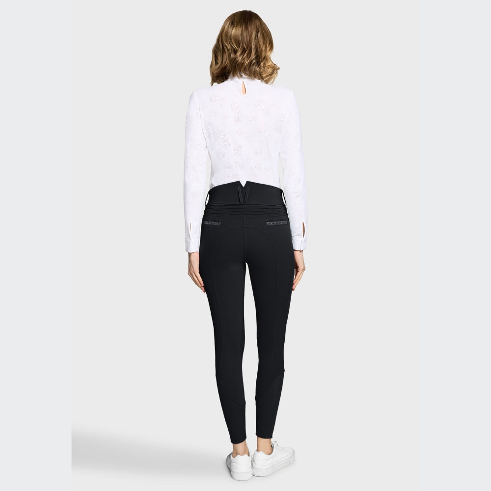 Ladies Clara Nova Breeches | High Rise | Knee Grip | Black