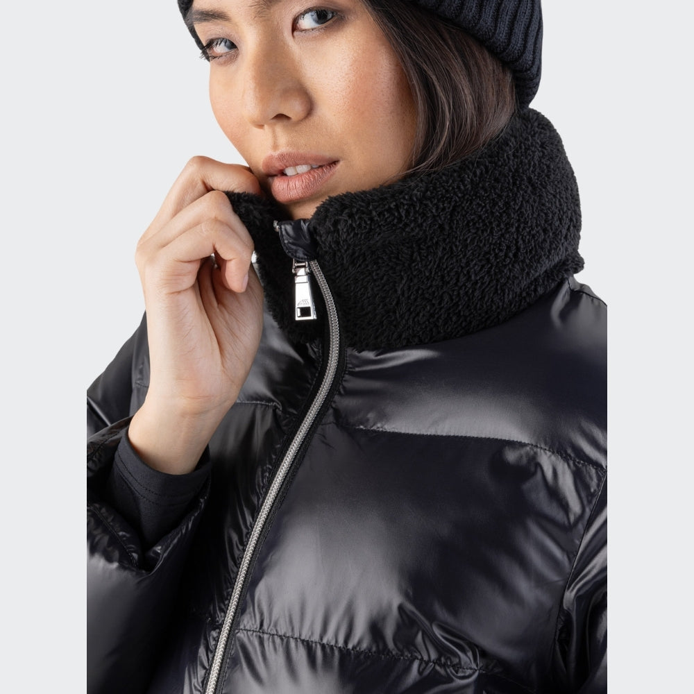 Ladies Geddy Teddy Coat | Black