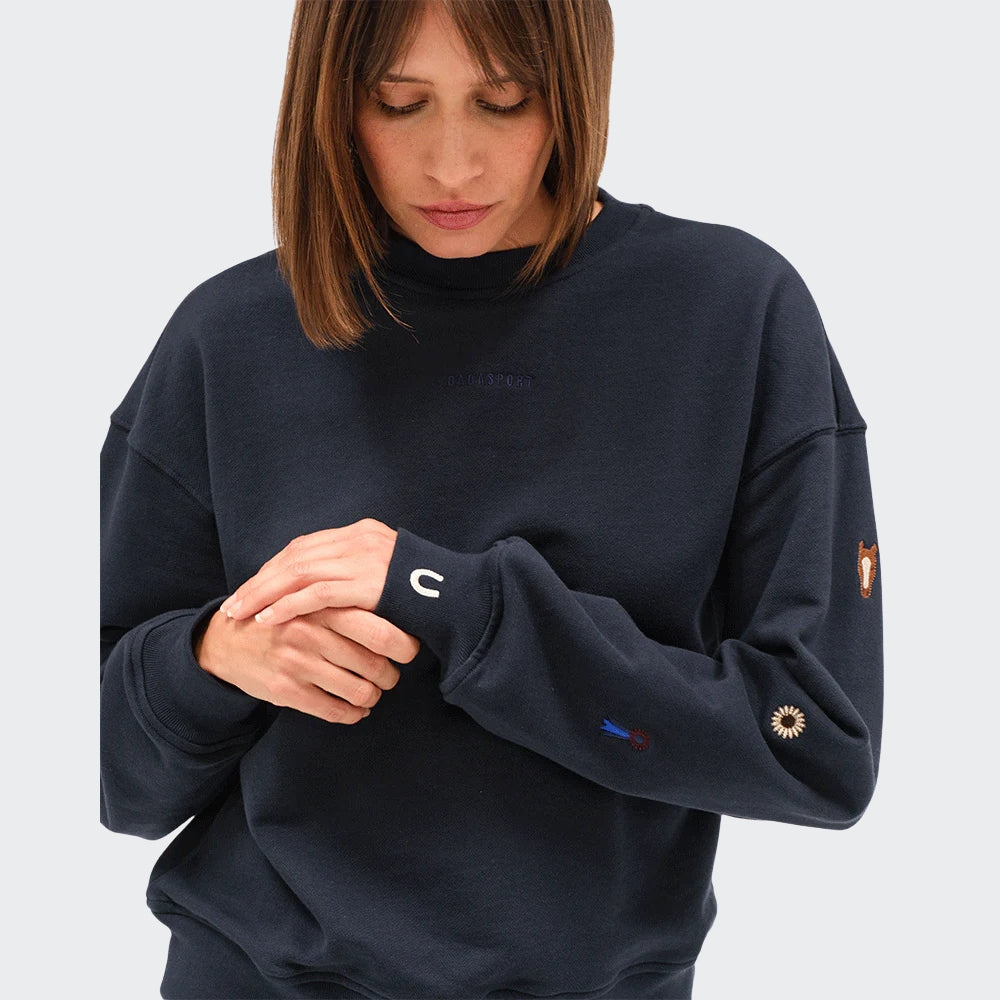 Ladies Birman Cotton Sweatshirt | Navy