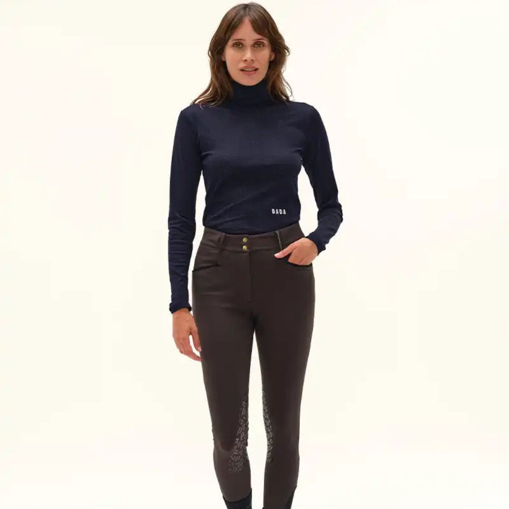 Calder Long Sleeve Training Polo | Navy