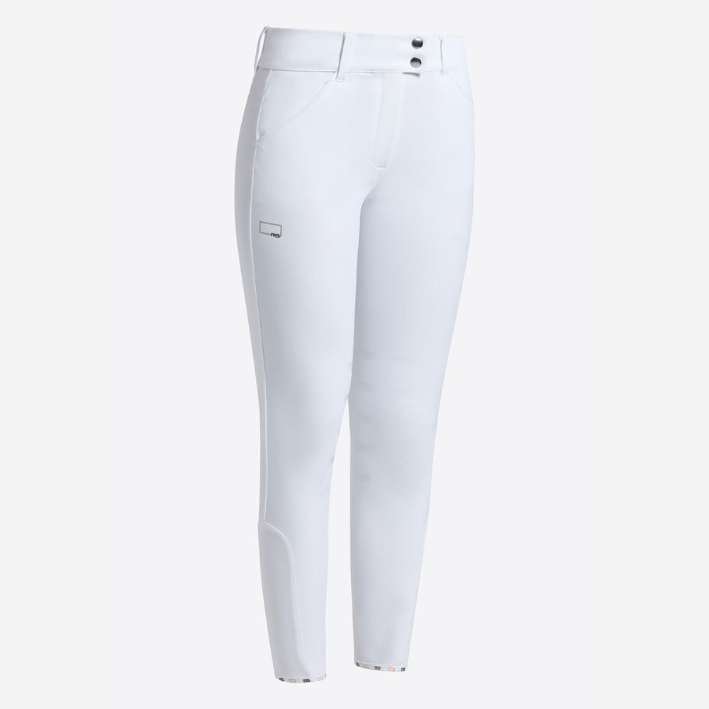Ladies RG Italy Breeches | High Rise | Knee Grip | White