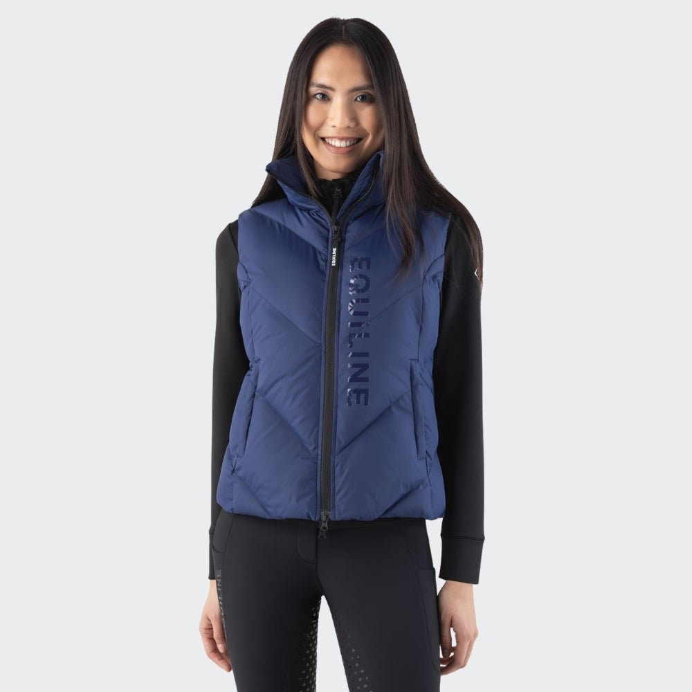 Ladies Cilet Padded Vest | Navy