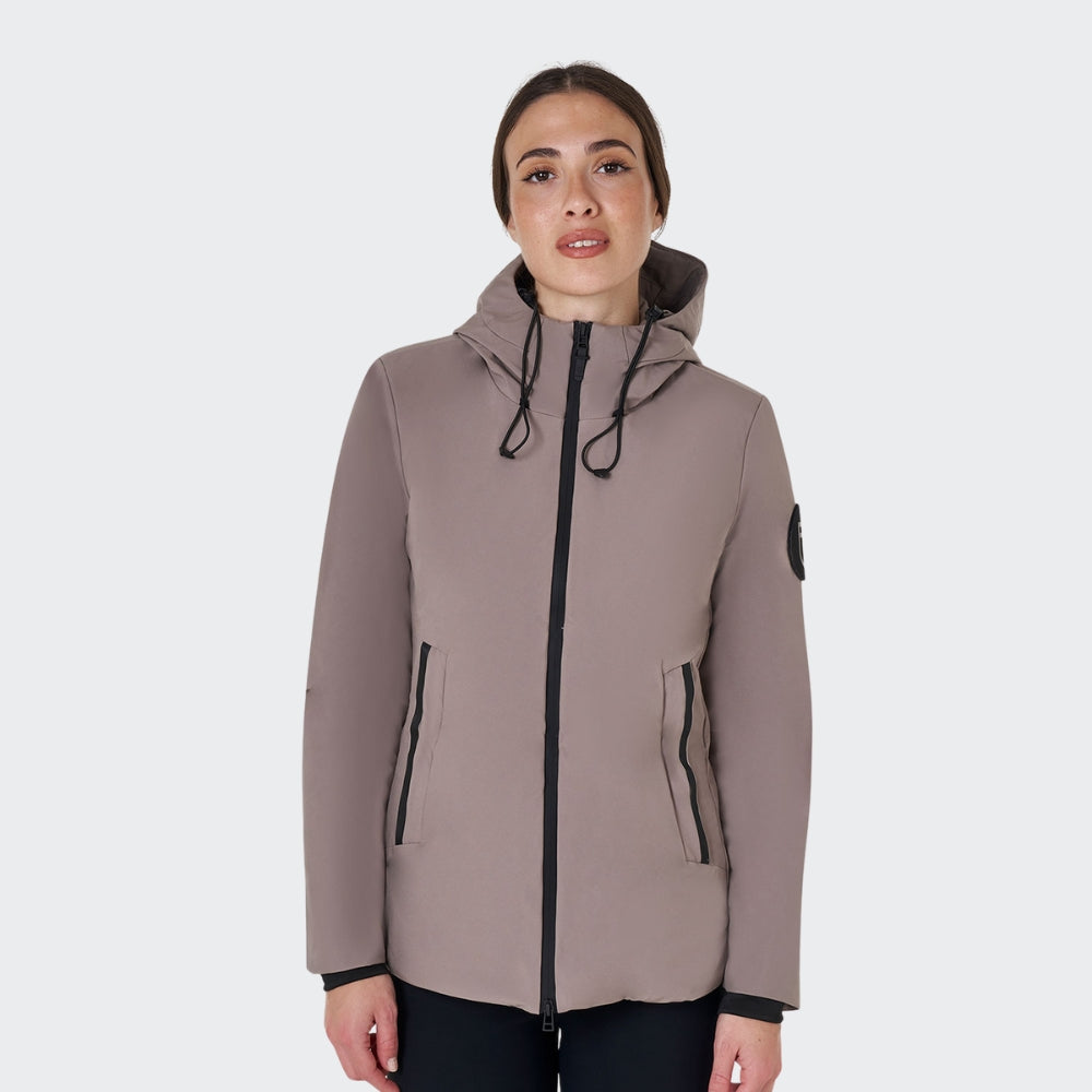 Ladies Water & Wind Repellent Down Padded Coat | Brindle