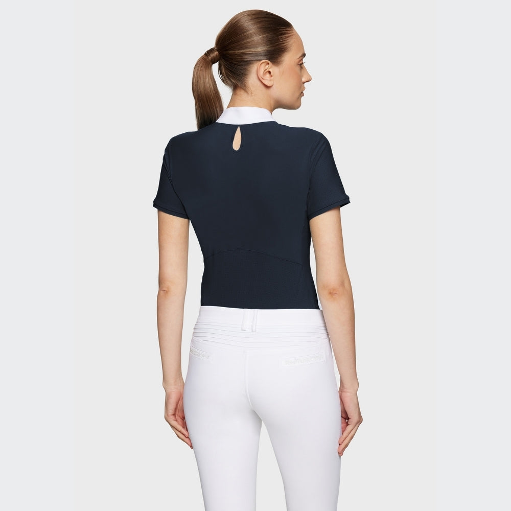 Ladies Aloise Show Shirt | Short Sleeves | Navy