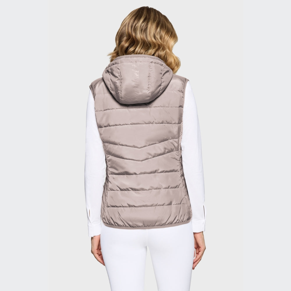 Ladies Alta Badia Puffer Vest | Latte