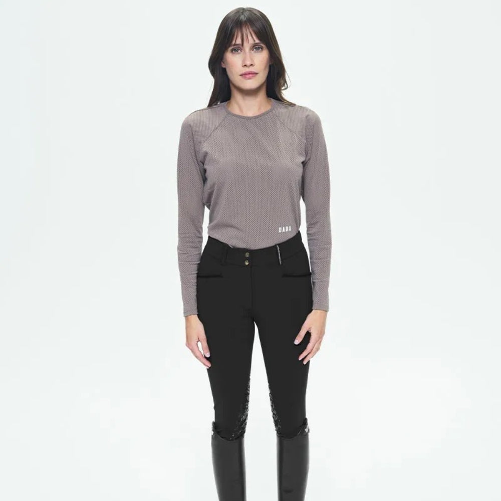 Ladies Giovani Grip Breeches | Medium Rise | Knee Grip | Black