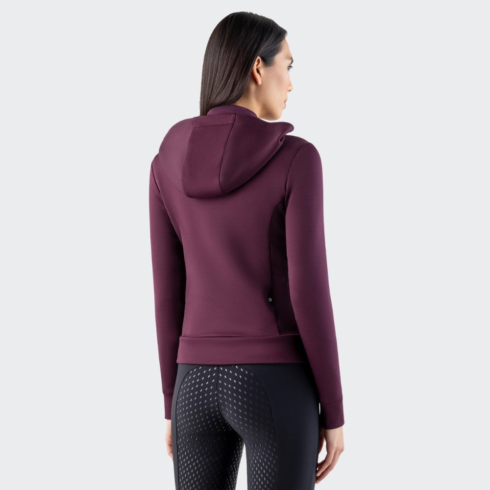 Ladies Gotel Full Zip Hoodie | Burgundy