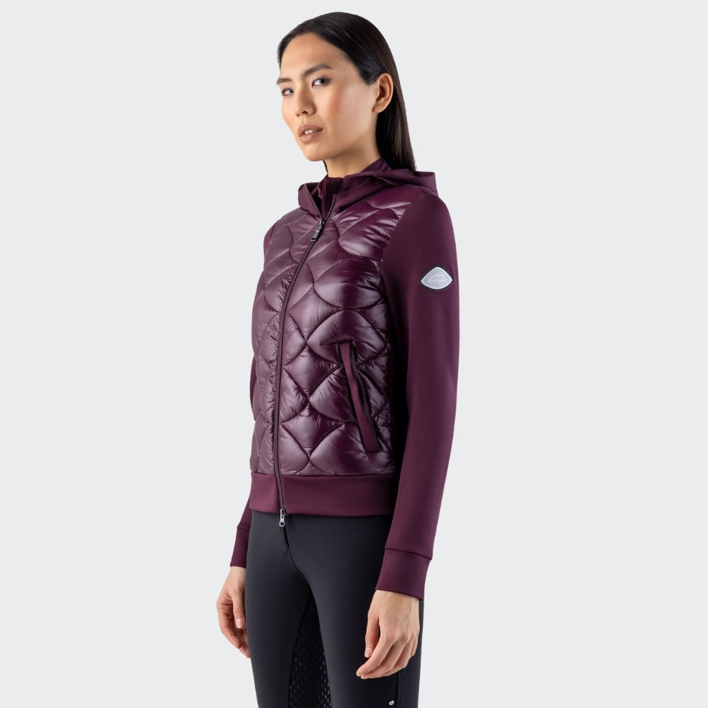 Ladies Gotel Full Zip Hoodie | Burgundy