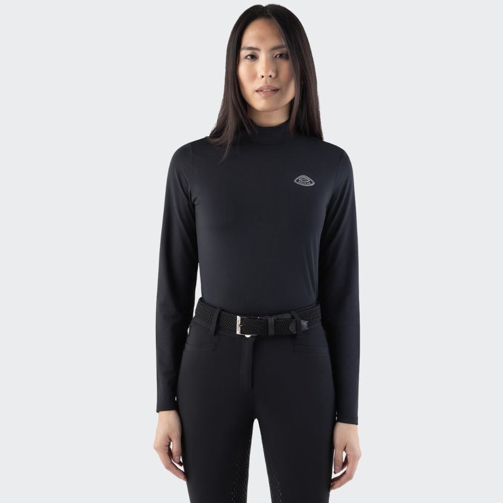 Ladies Geco Fleece Training Polo | Black