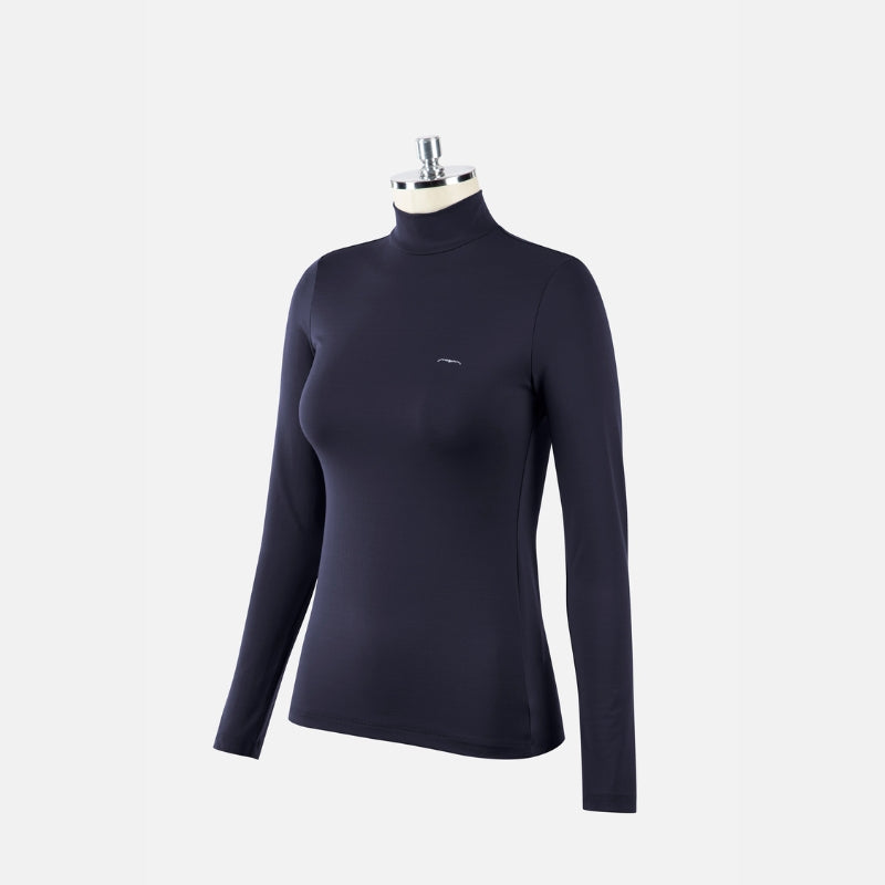 Ladies Dullip Turtleneck Training Polo | Navy