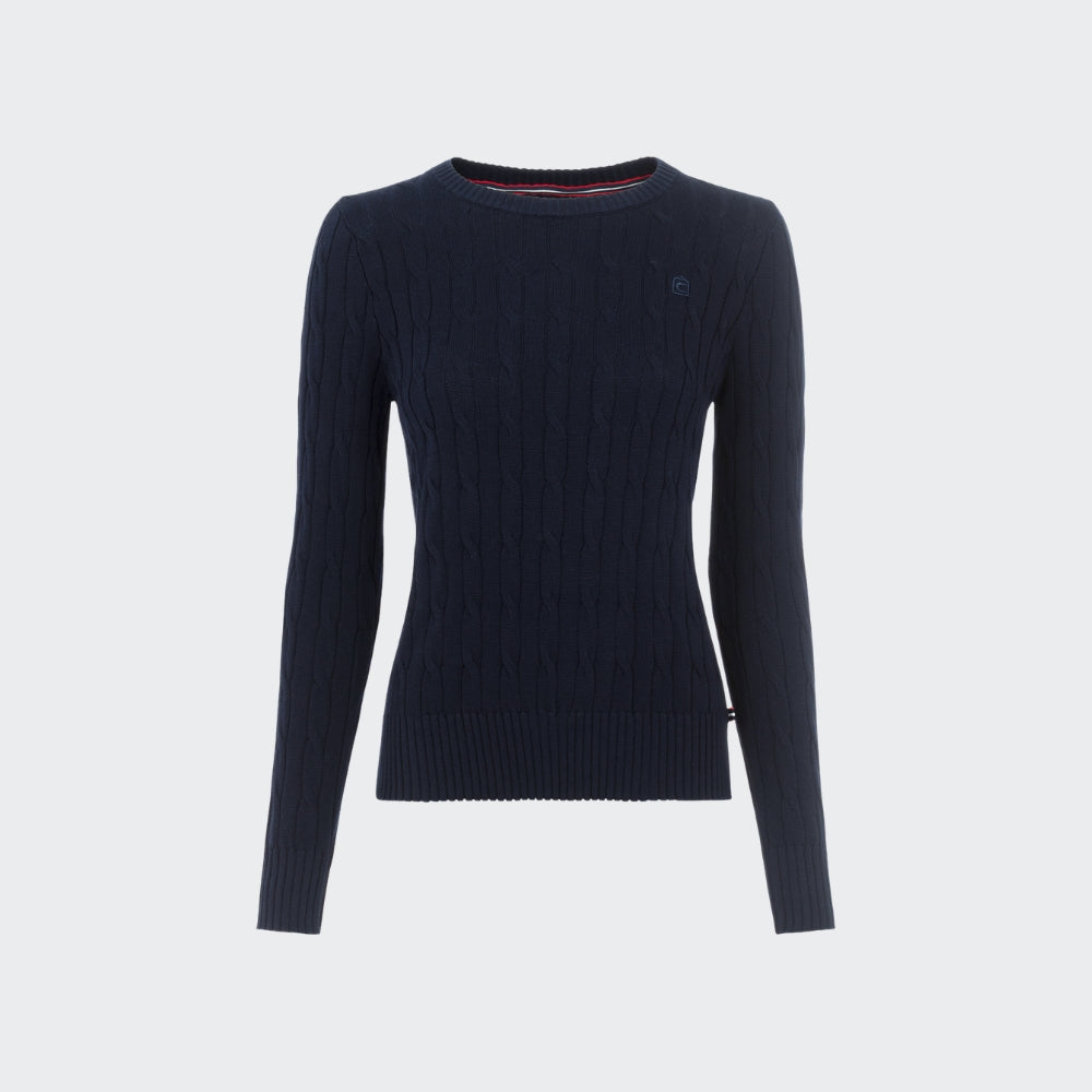 Ladies Cavalrobbi Knitted Sweater | Navy