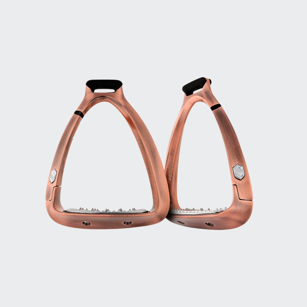 Shield R'Up Stirrups | Brushed Rose Gold