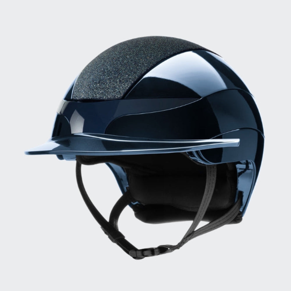 Xanto Helmet | Standard Visor | Swarovski Top | Glossy Navy