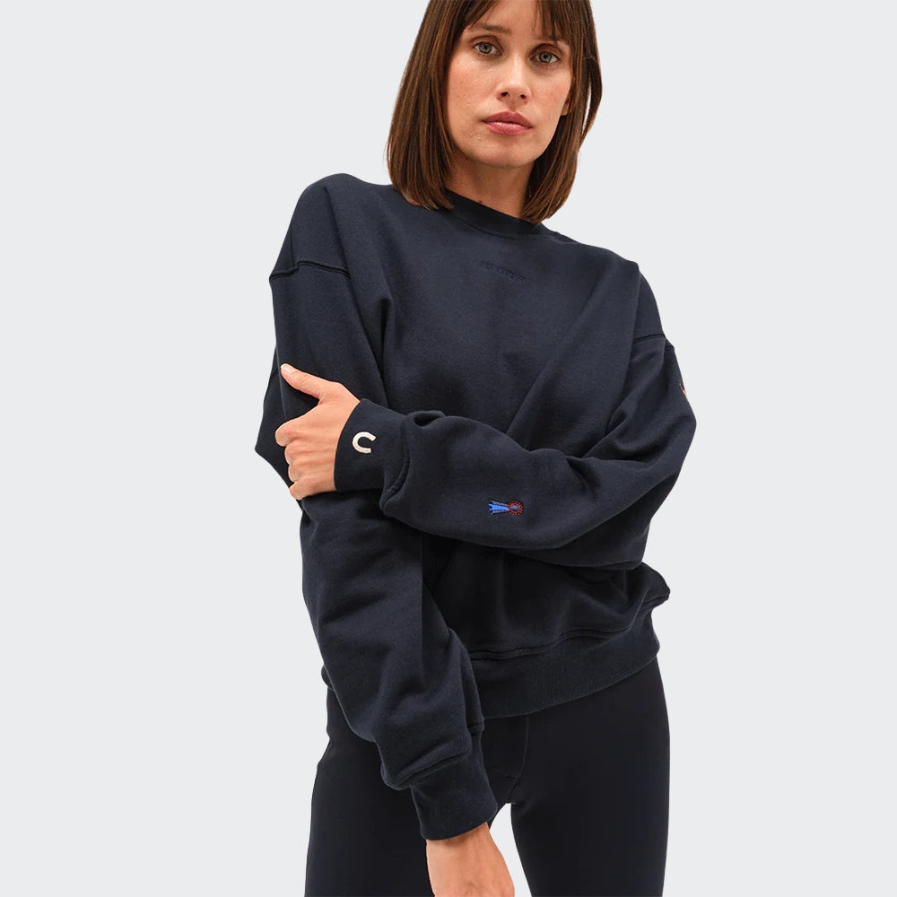 Ladies Birman Cotton Sweatshirt | Navy