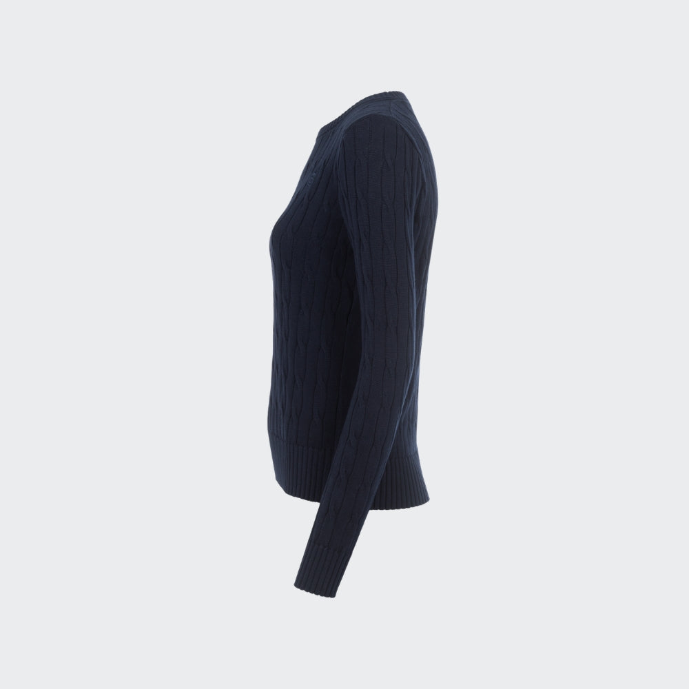 Ladies Cavalrobbi Knitted Sweater | Navy