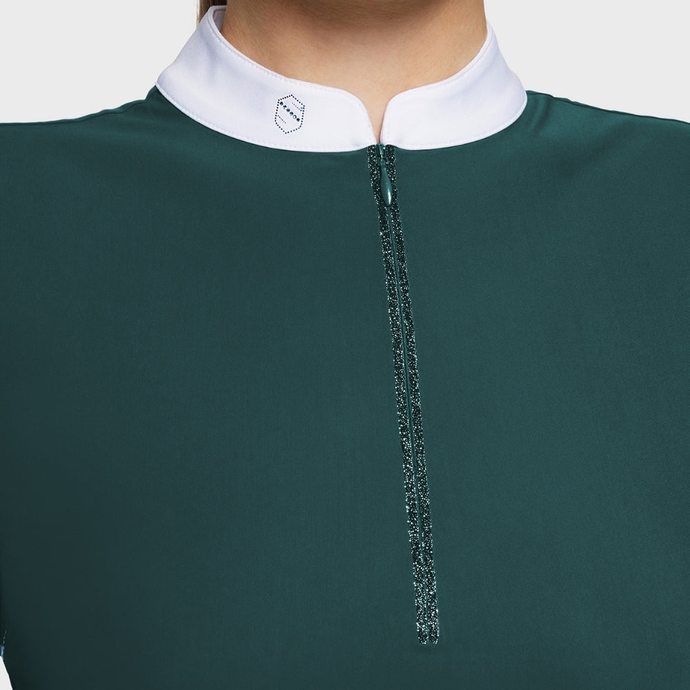 Ladies Aloise Show Shirt | Short Sleeves | Hunter Green