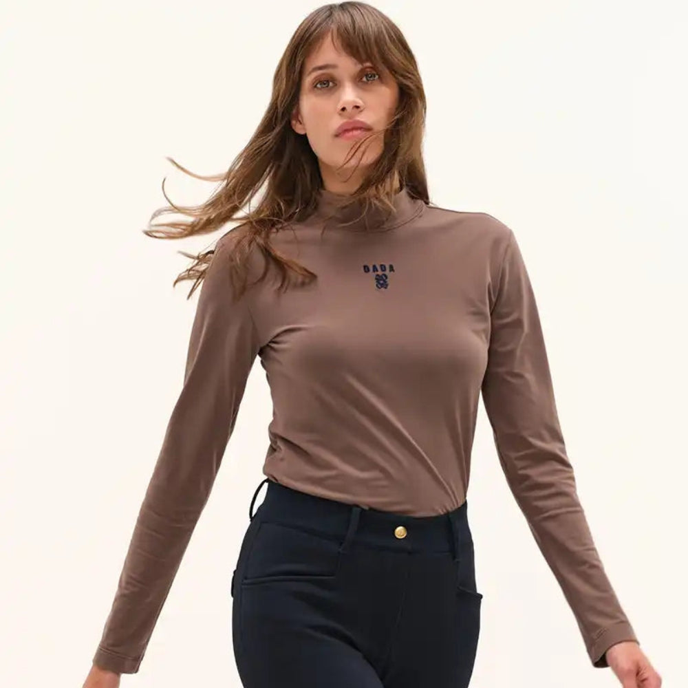Ladies Ernest Training Polo | Long Sleeves | Mocha