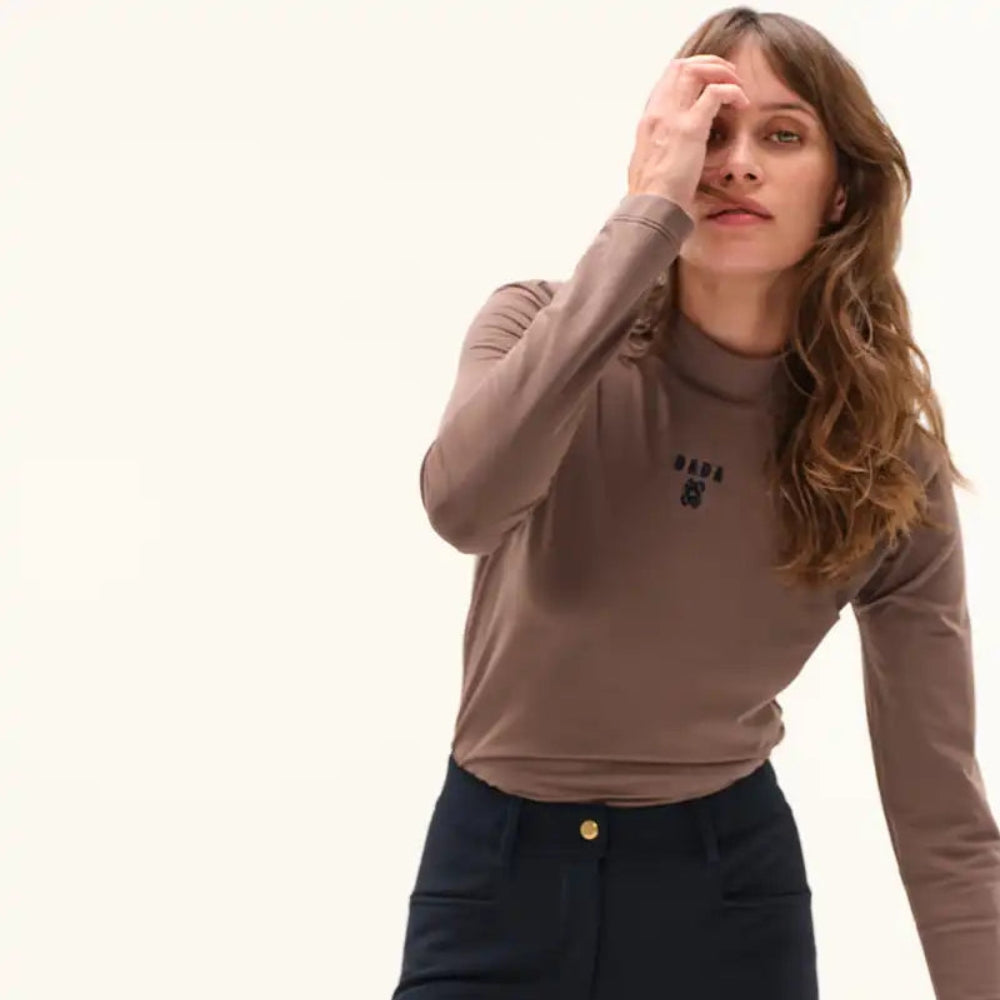 Ladies Ernest Training Polo | Long Sleeves | Mocha