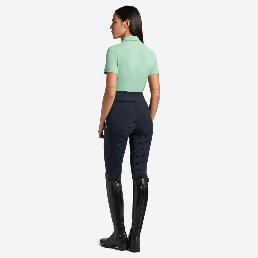 Ladies RG Italy Micro Perforated Polo | Short Sleeves | Mint