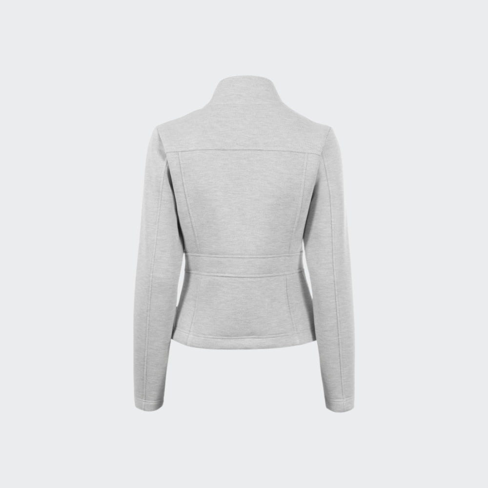 Ladies Cavalrael Zip Sweater | Grey