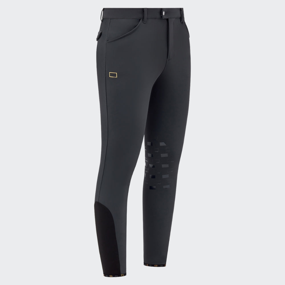 Mens RG Italy Breeches | Knee Grip | Dark Grey