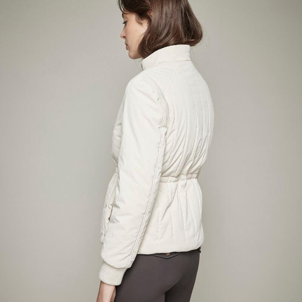 Ladies Tinka Puffer Coat | Chalk