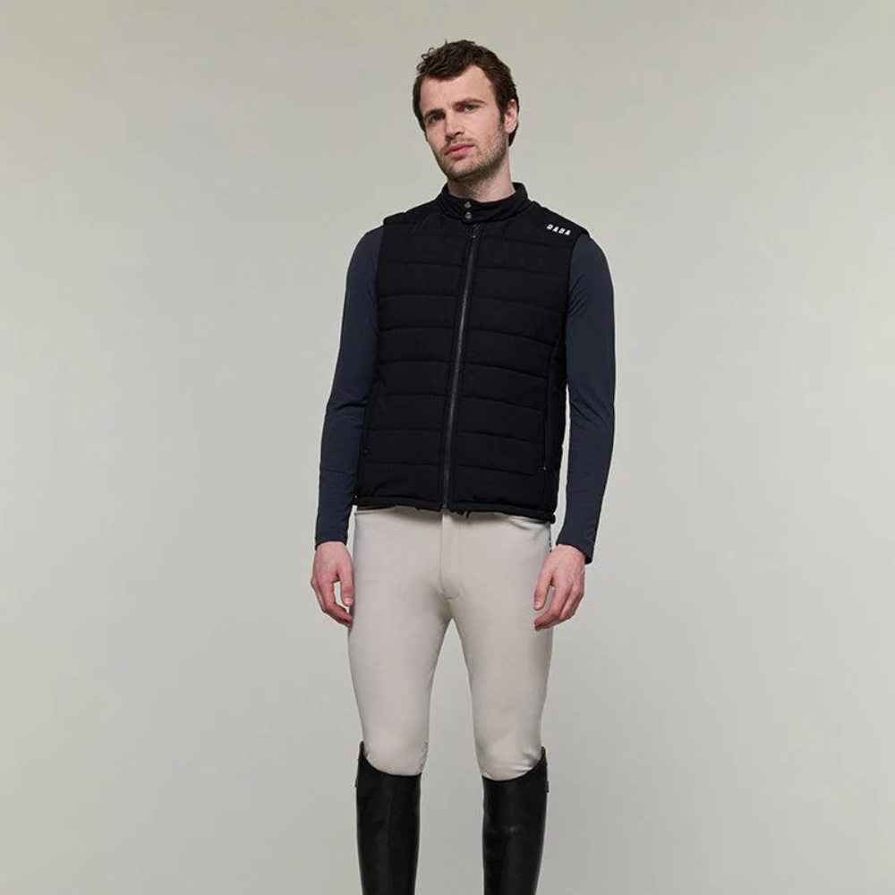 Mens Boreale Sleeveless Down Coat | Black