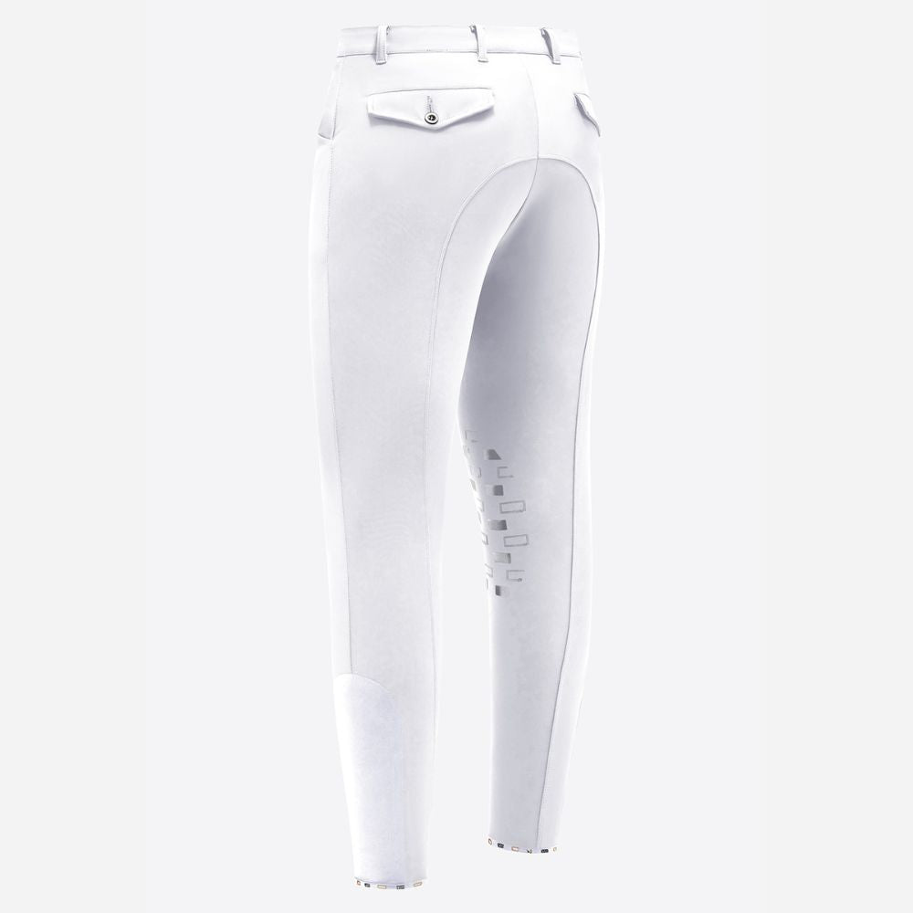 Mens RG Italy Breeches | Knee Grip | White