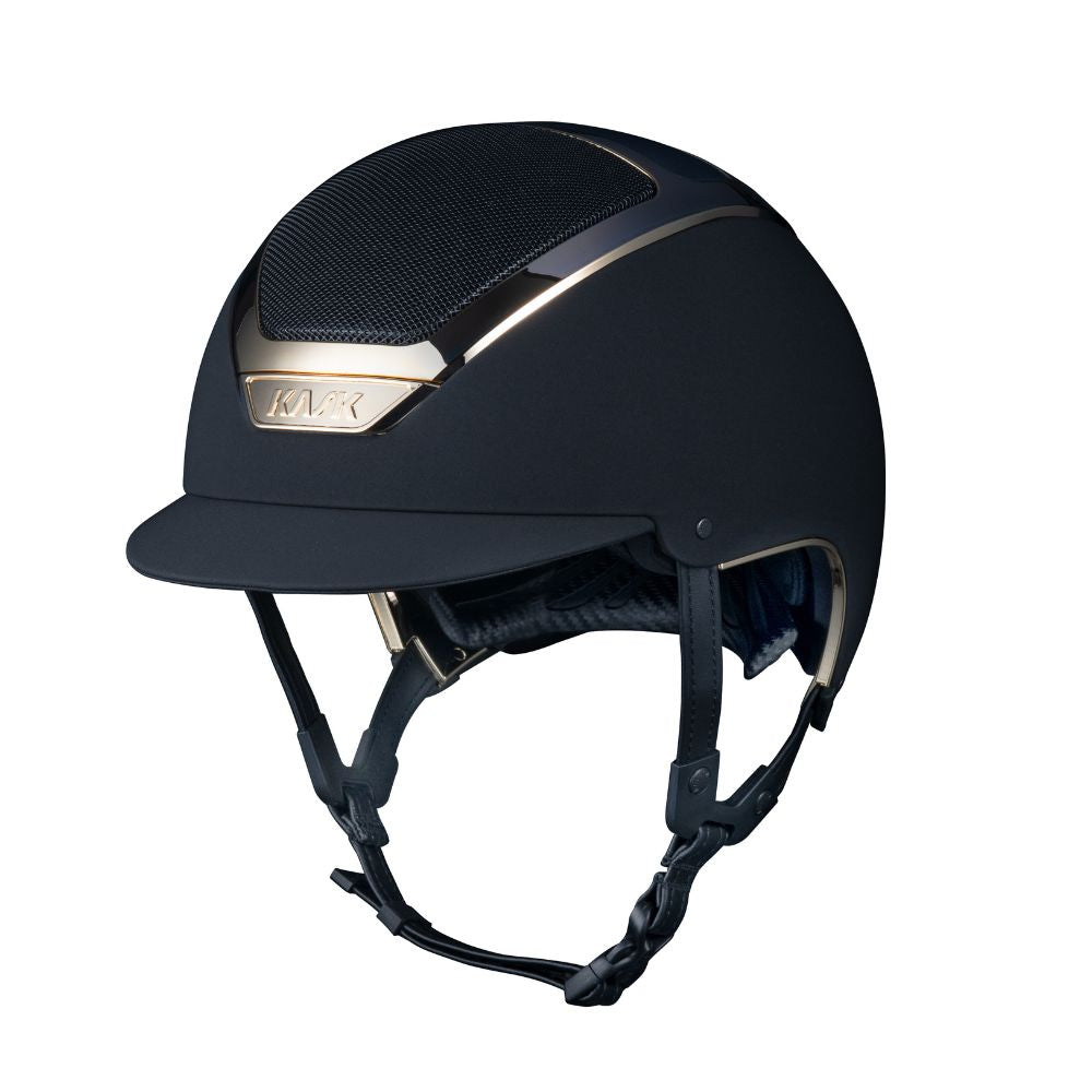 Dogma Chrome Riding Helmet | Black | Light Gold