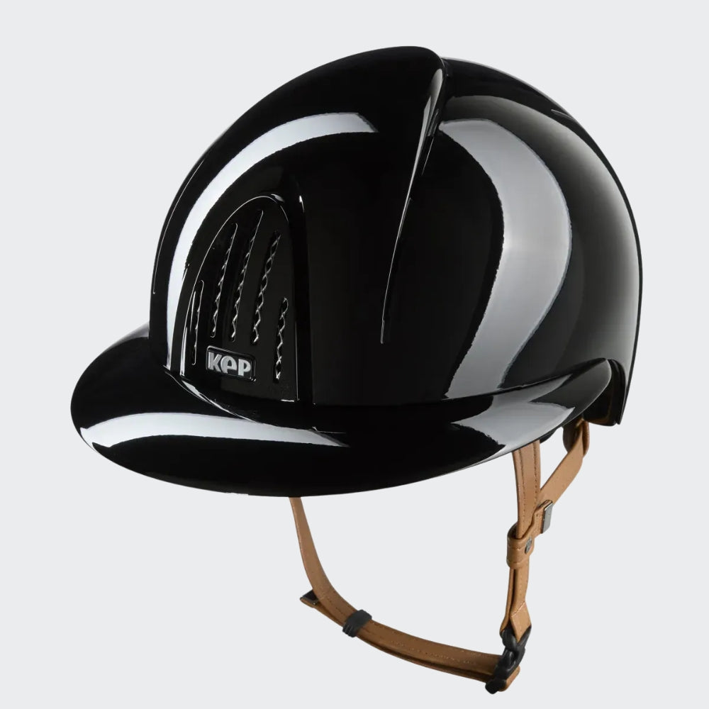KEP Smart Nova | Beige Chinstrap | Polo Visor | Polish Black