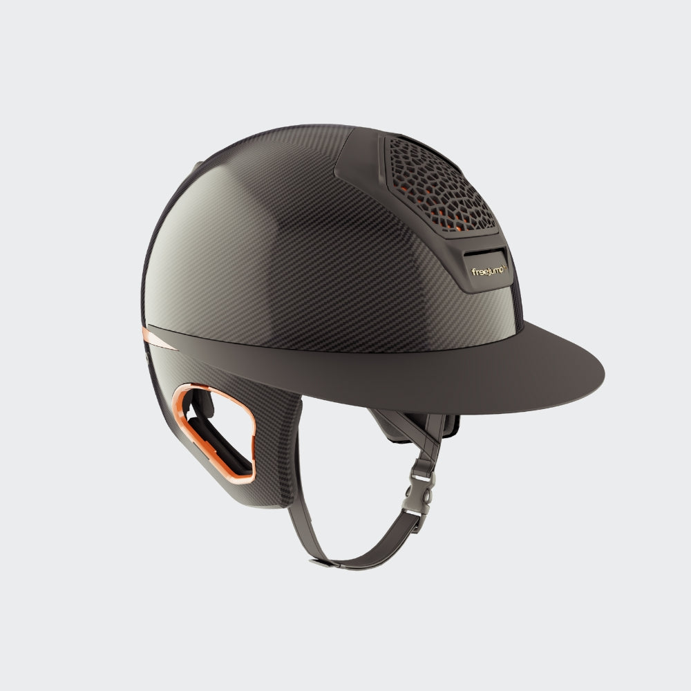 Voronoï Carbon Helmet With Temple Protection | Black | Bronze