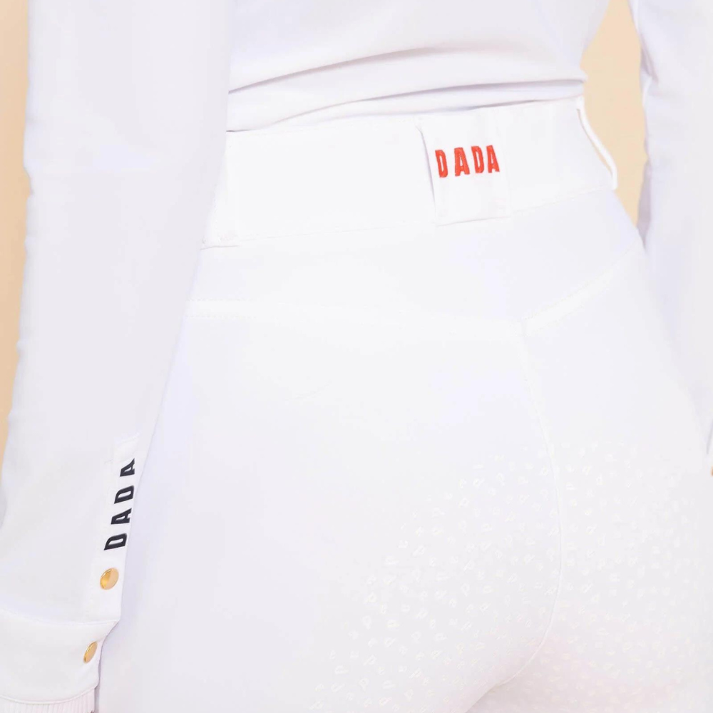 Ladies Kit Breeches | High Rise | Full Grip | White