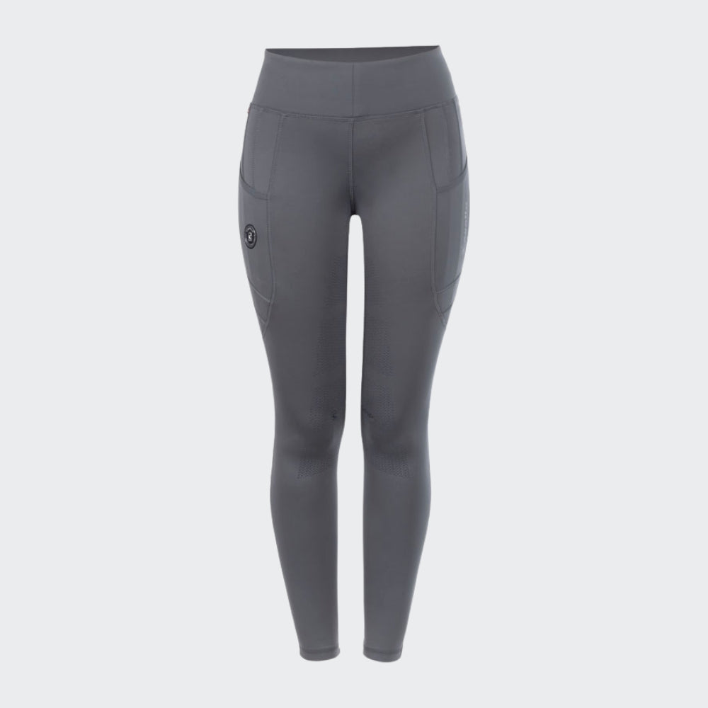 Ladies Cavallin Grip Riding Leggings | Full Grip | Steel