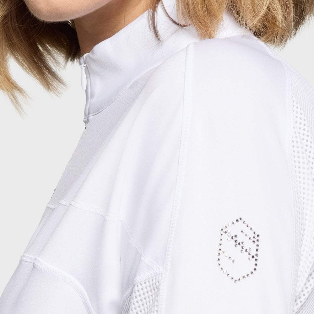 Ladies Sun Training Polo | Long Sleeves | White