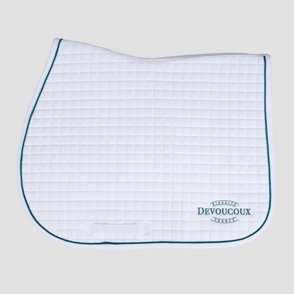 Biarritz Jumping Saddle Pad | White
