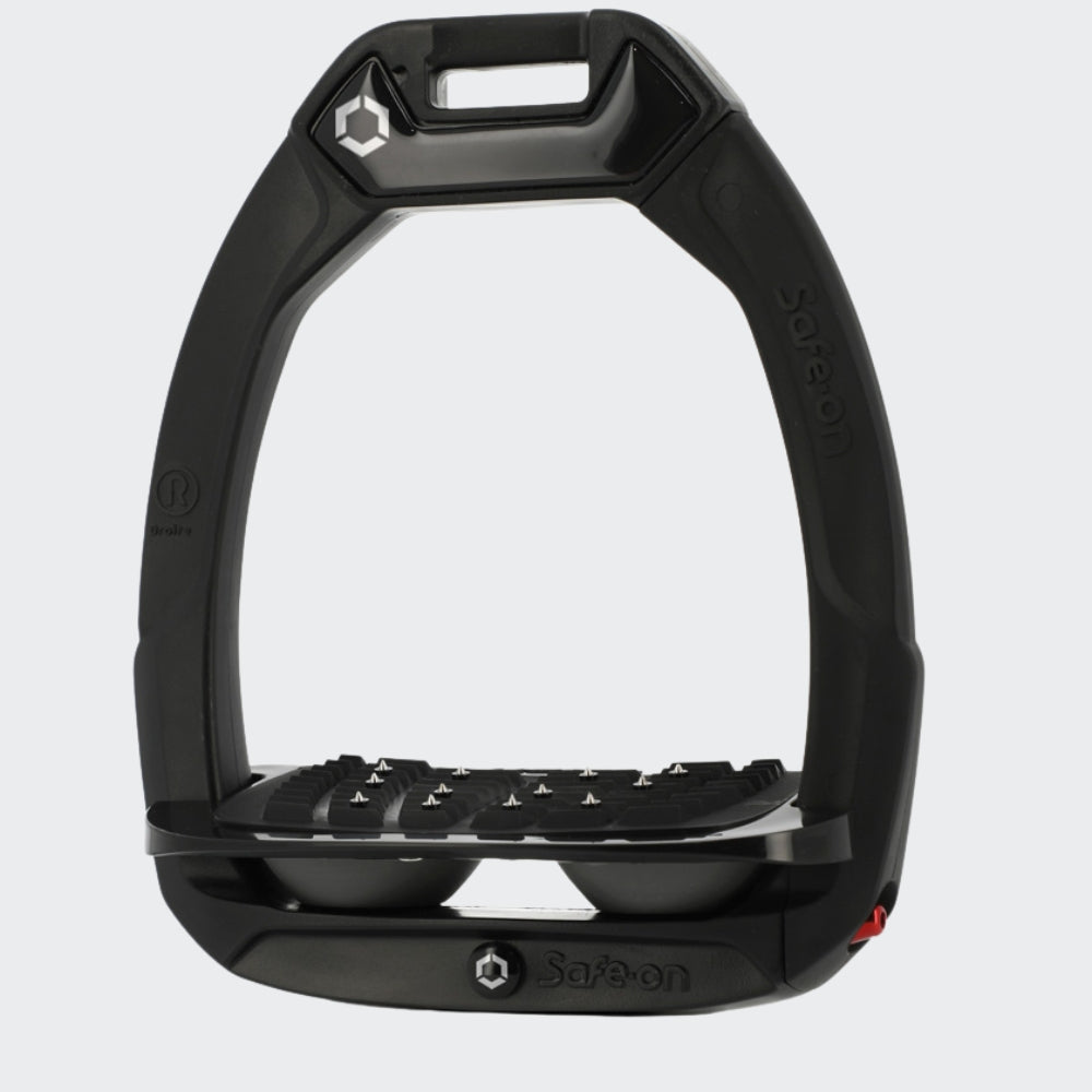 Safe-On Stirrups | Total Black