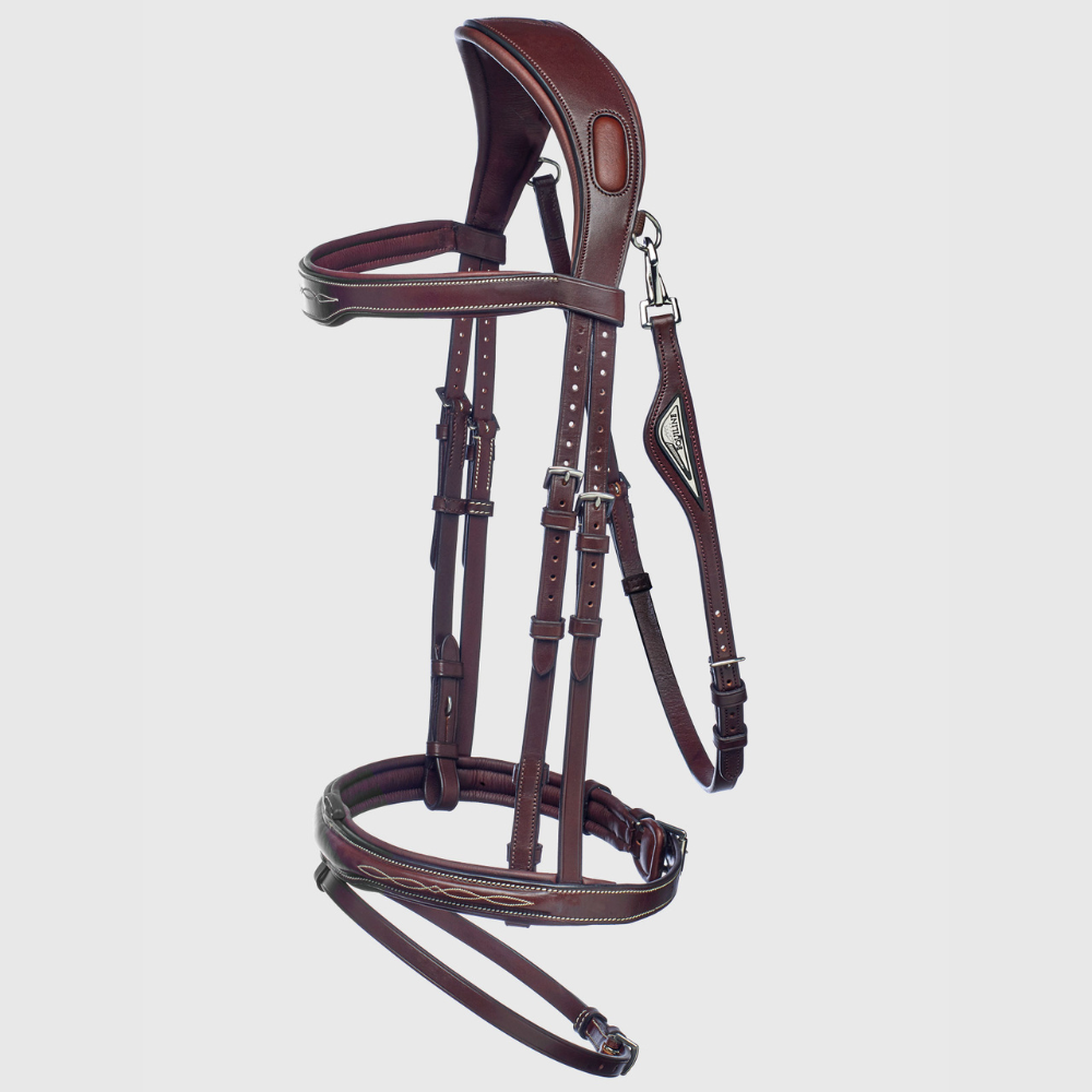 Ready To Ride Jumping Bridle | Brown